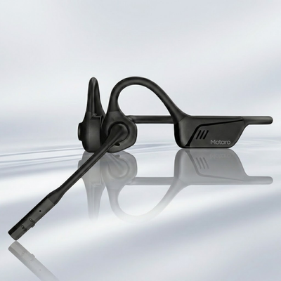 Over Ear Bluetooth Bone Conduction Headset with Mic